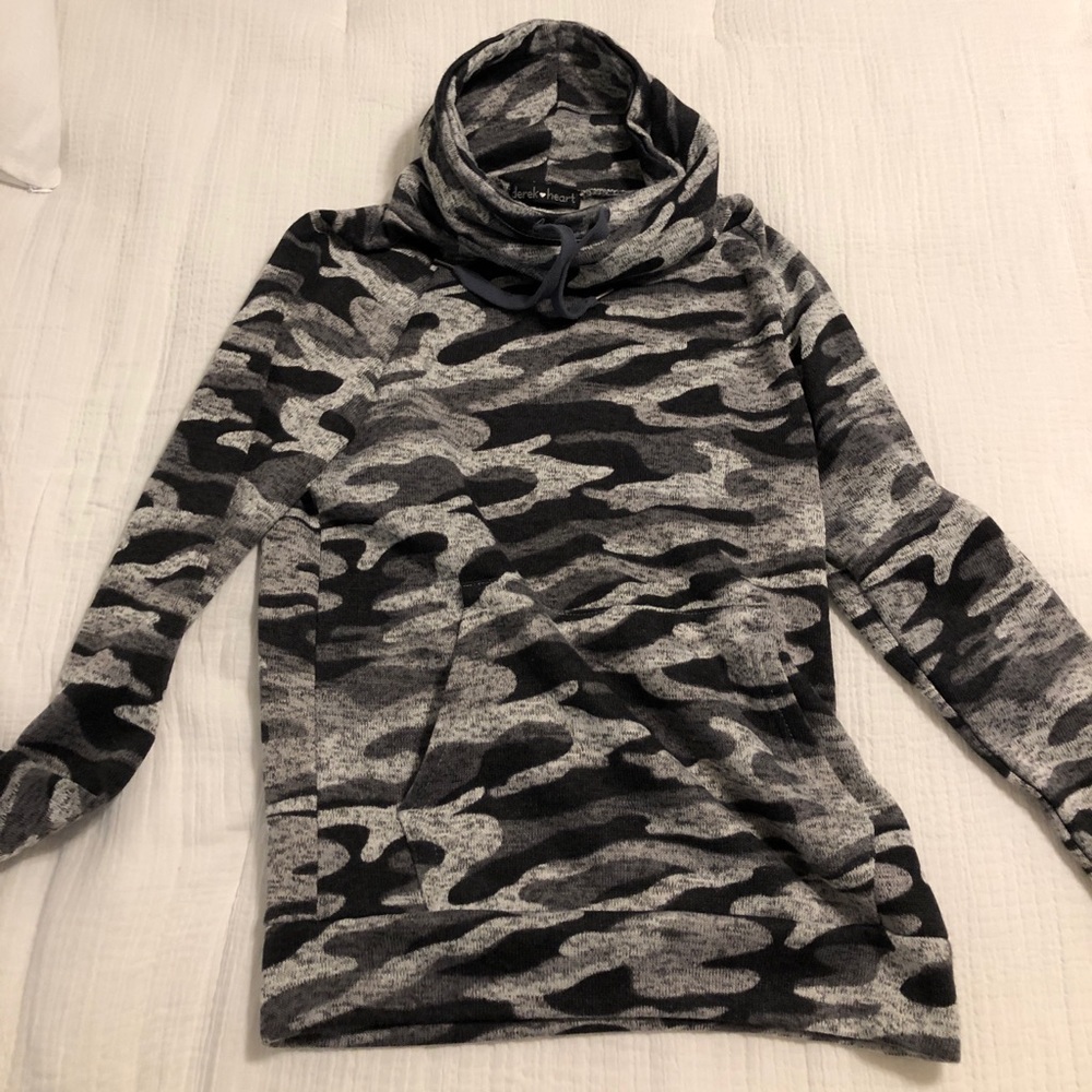 Cowl neck sweatshirt